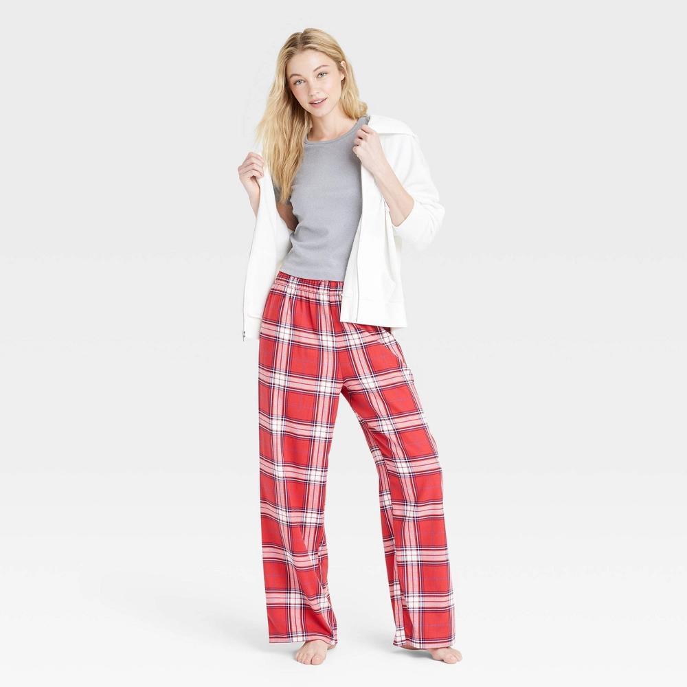 Womens Pajama Pants - Colsie Red Product Image