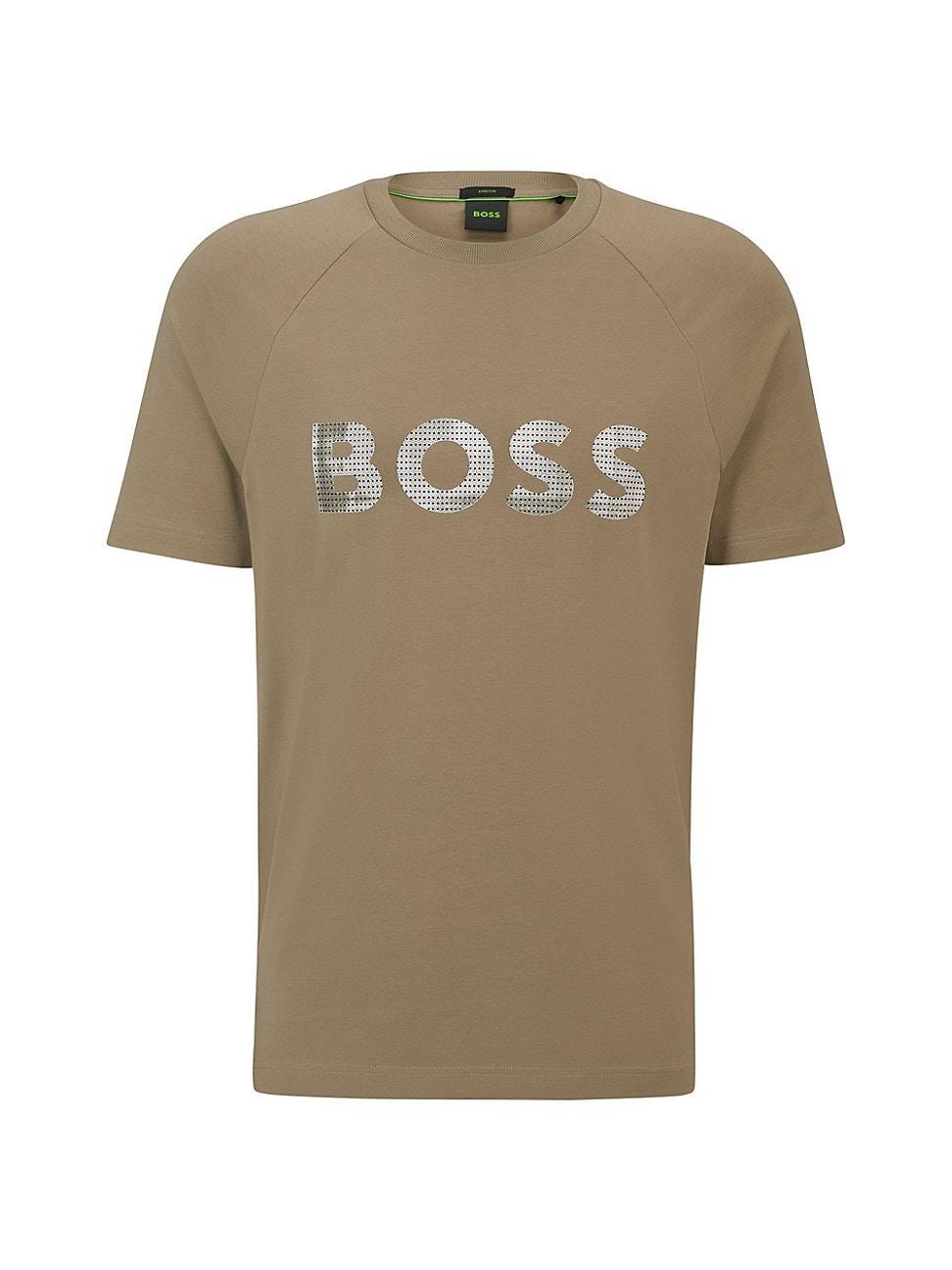 Boss by Hugo Boss Mens Seasonal Logo Regular-Fit T-shirt Product Image