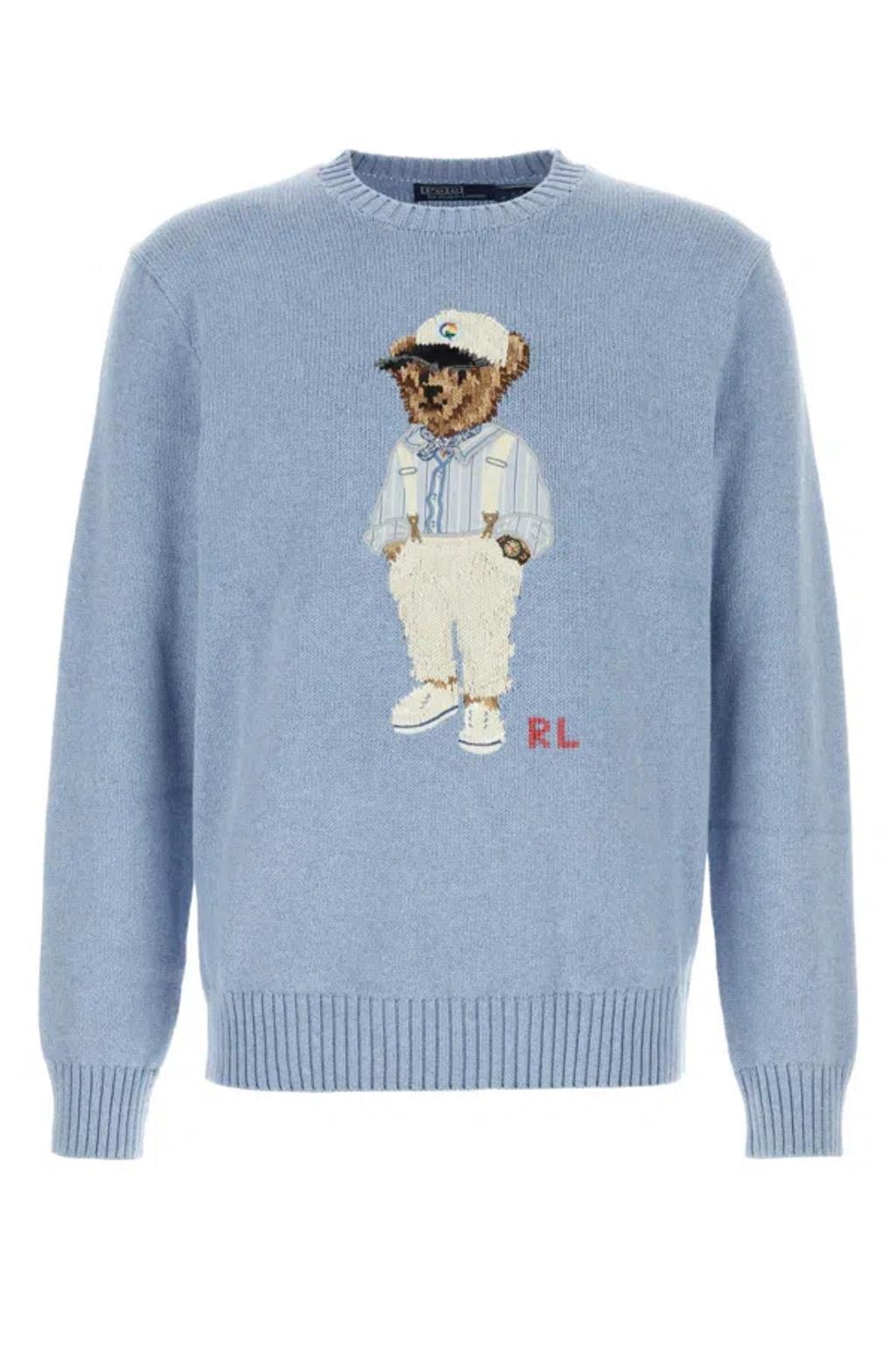 Light Blue Cotton Sweater product image