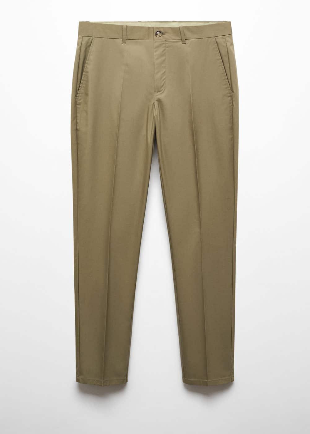 MANGO MAN - Slim fit lyocell pants khakiMen Product Image