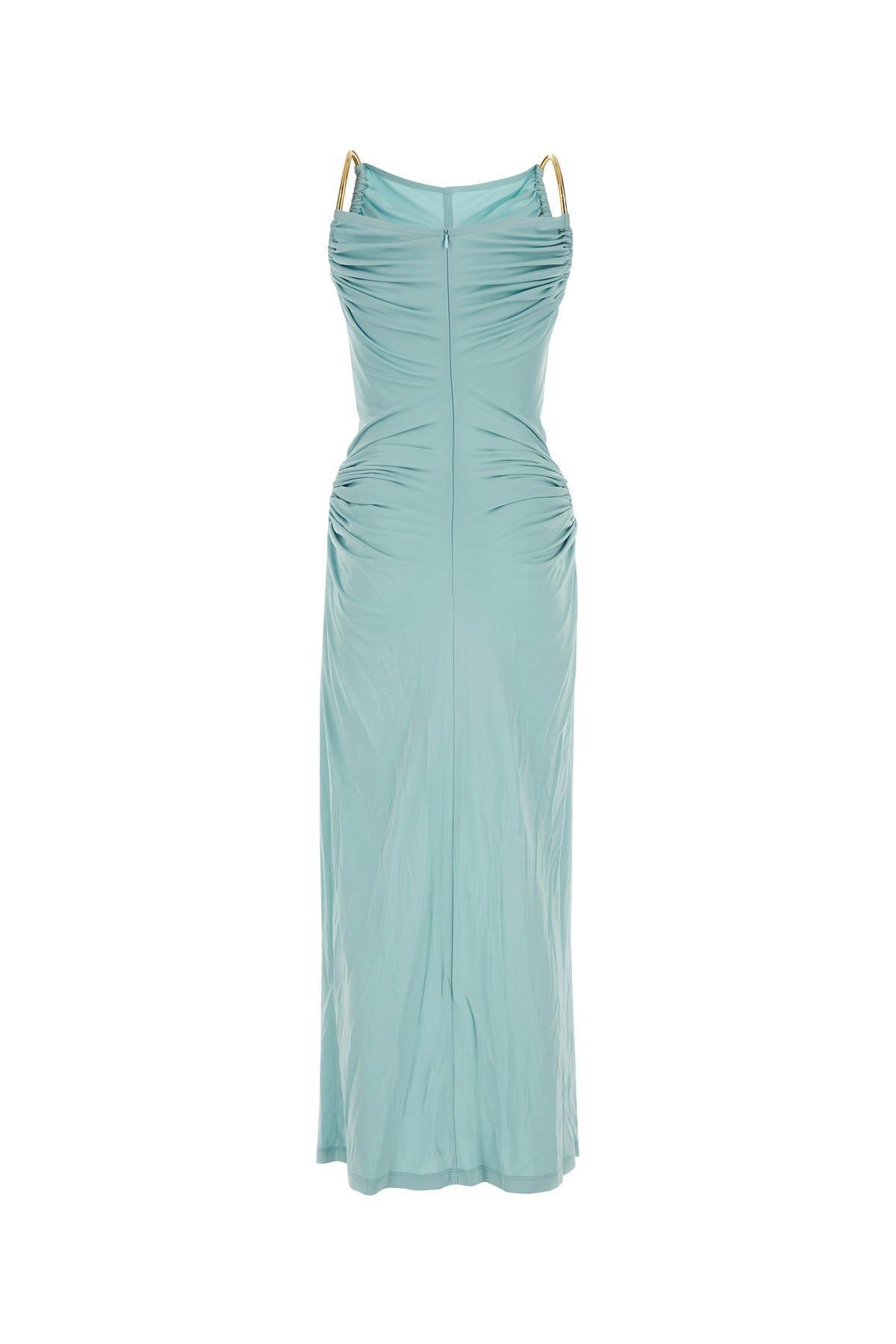 Jersey Long Dress In Green Product Image