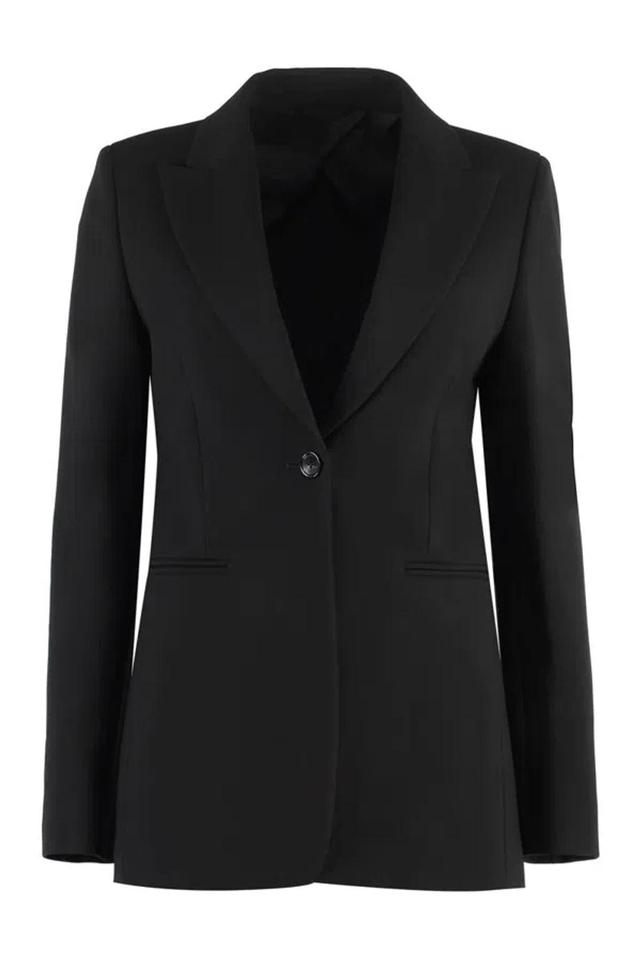 Women's Circeo Single-breasted One Button Jacket In Black Product Image