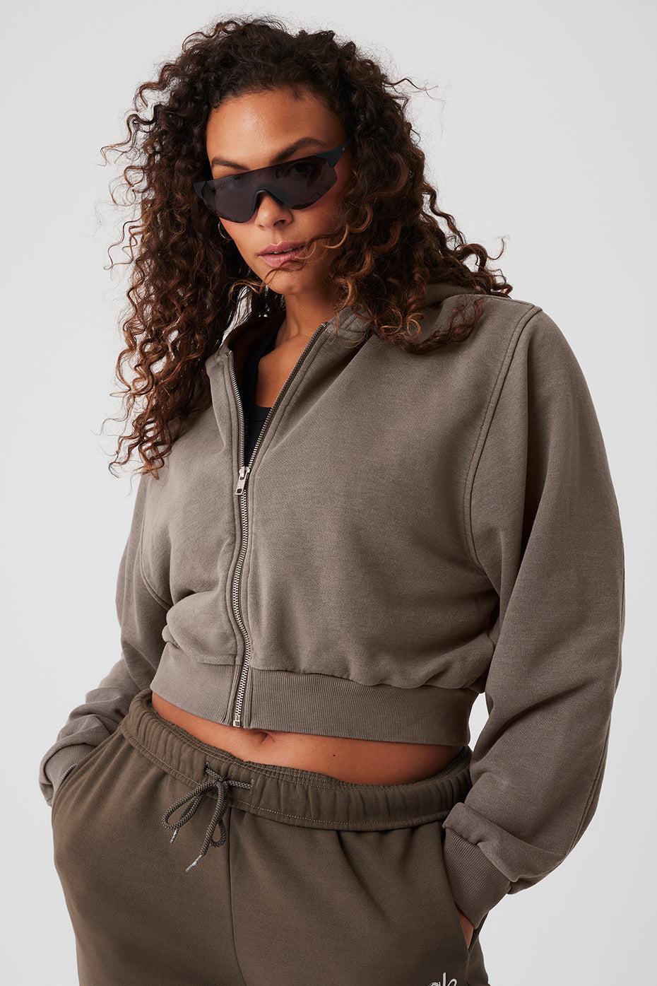 Washed Sweet Escape Hoodie - Olive Tree Wash Female Product Image