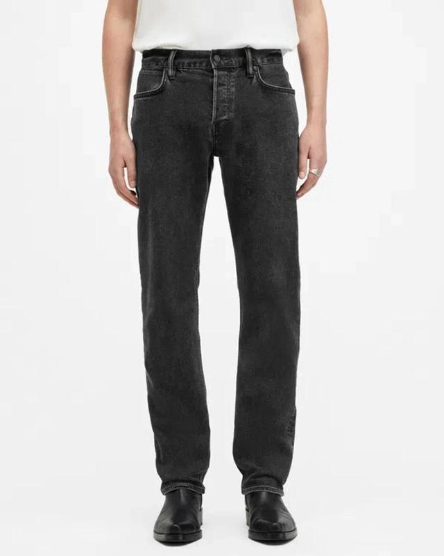 ALLSAINTS Iggy Slim Fit Stretch Denim Jeans In Washed Black Product Image