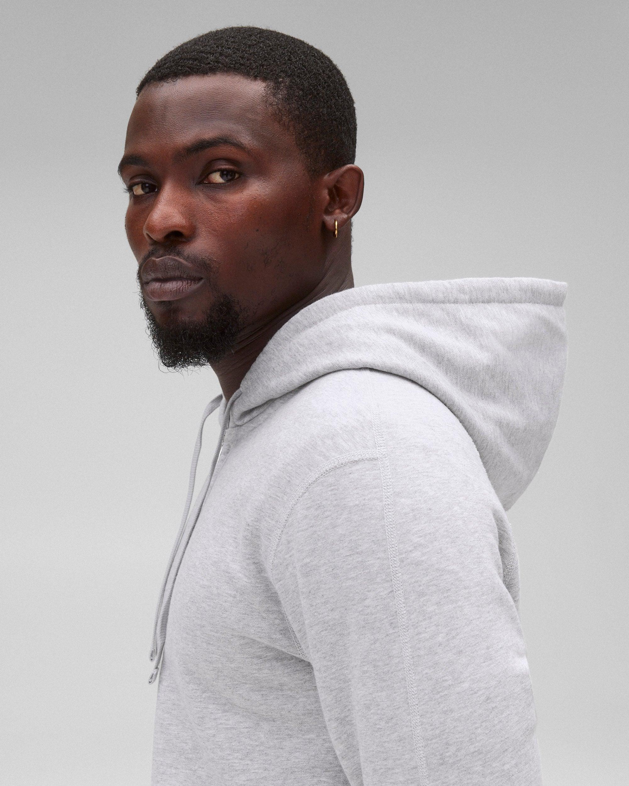 Midweight Terry Slim Zip Hoodie Male Product Image