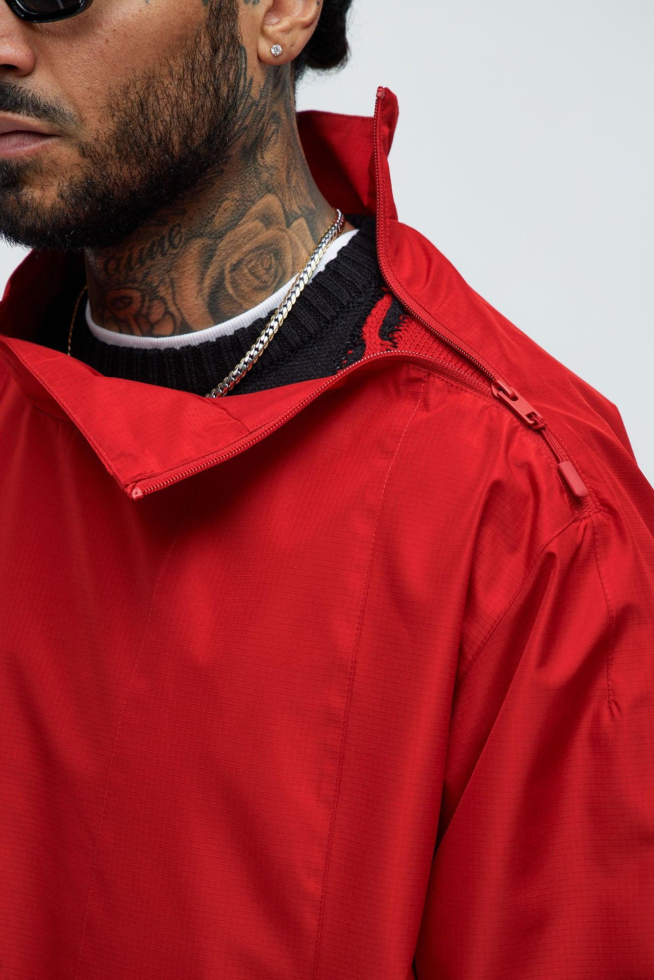 Wide Awake Lightweight Tech Jacket - Red Product Image