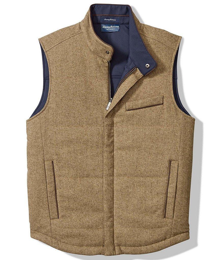 Tommy Bahama Pacific Grove Flannel & Twill Reversible Vest Product Image