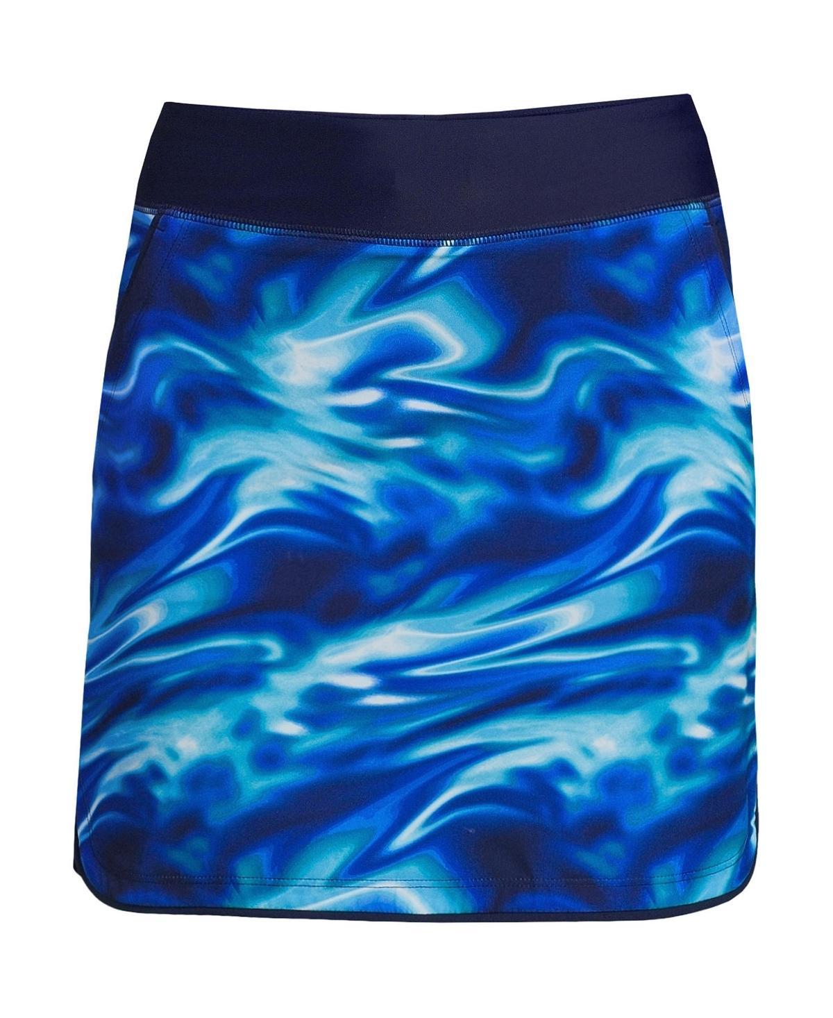 Womens Lands End Quick Dry Active Swim Skort Product Image