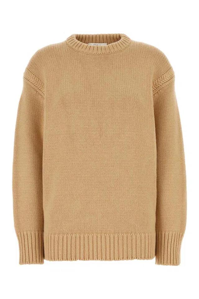 Skin Pink Cashmere Blend Oversize Sweater Product Image