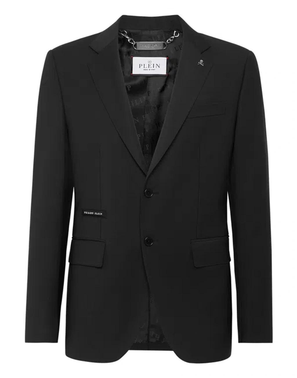 Single-breasted Blazer In Black Product Image