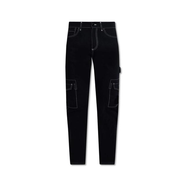 Straight Fit Jeans In Black Product Image