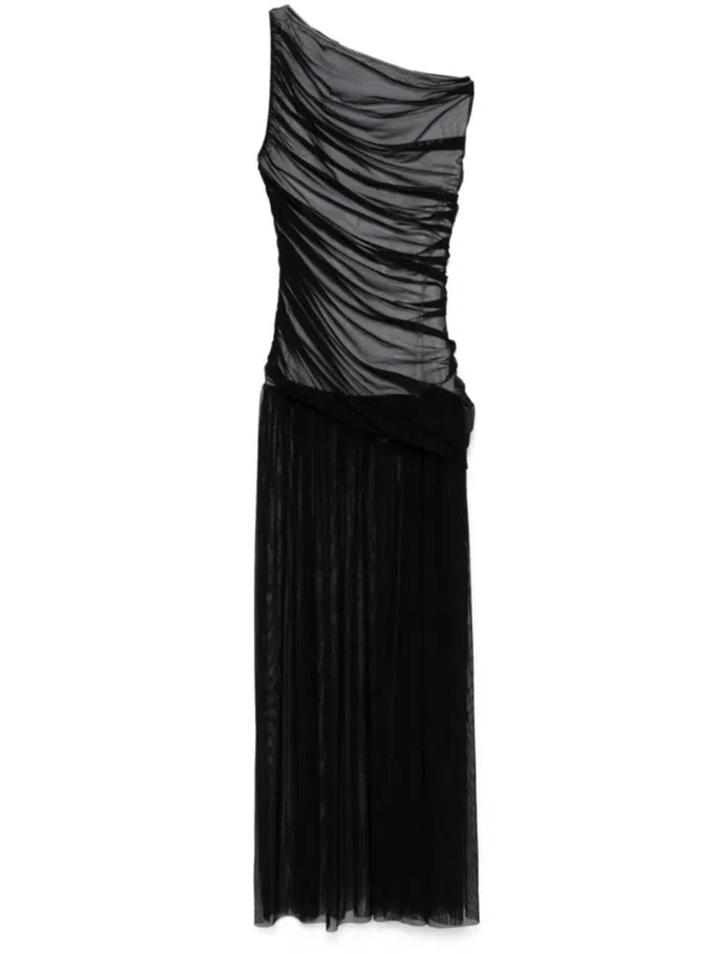 NORMA KAMALI Diana Gown In Black   Product Image