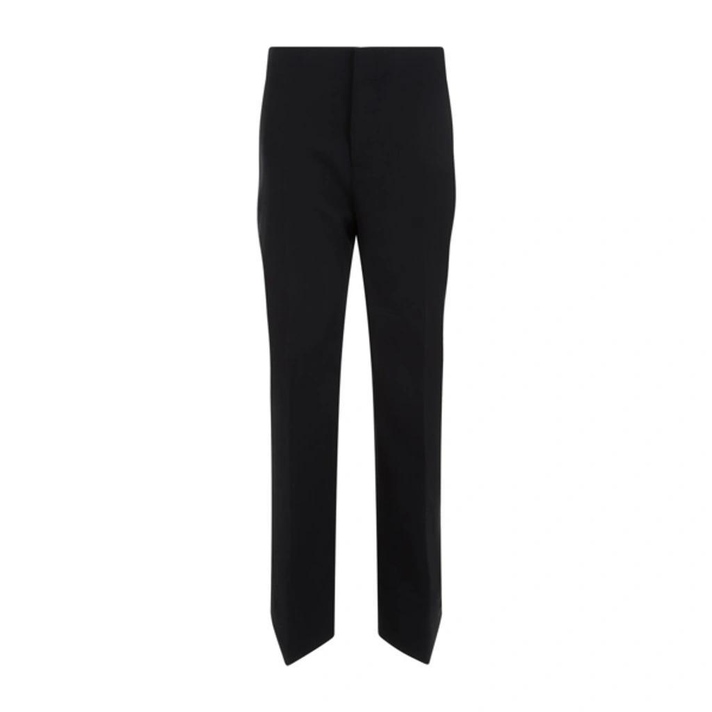 Pleated Front Tailored Trousers In Black Product Image