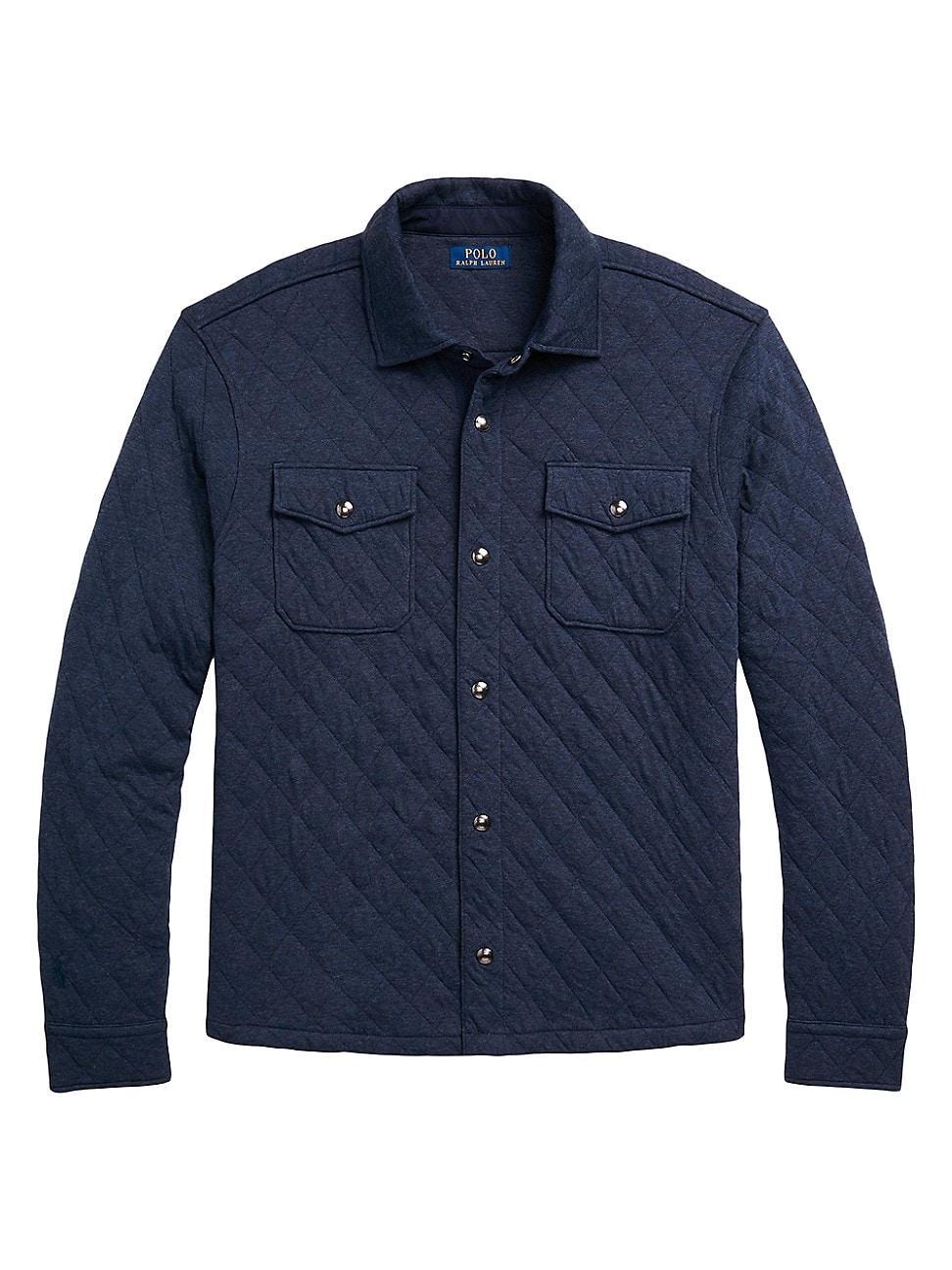 Mens Quilted Double-Knit Work Shirt Product Image