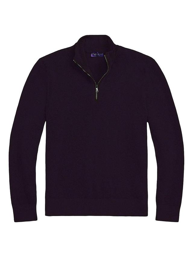 Mens Cashmere Birdseye Knit Sweater Product Image