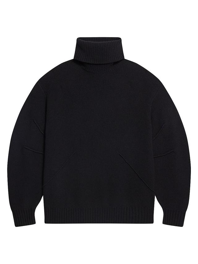 Womens Apex Chunky Wool-Cashmere Turtleneck Sweater Product Image