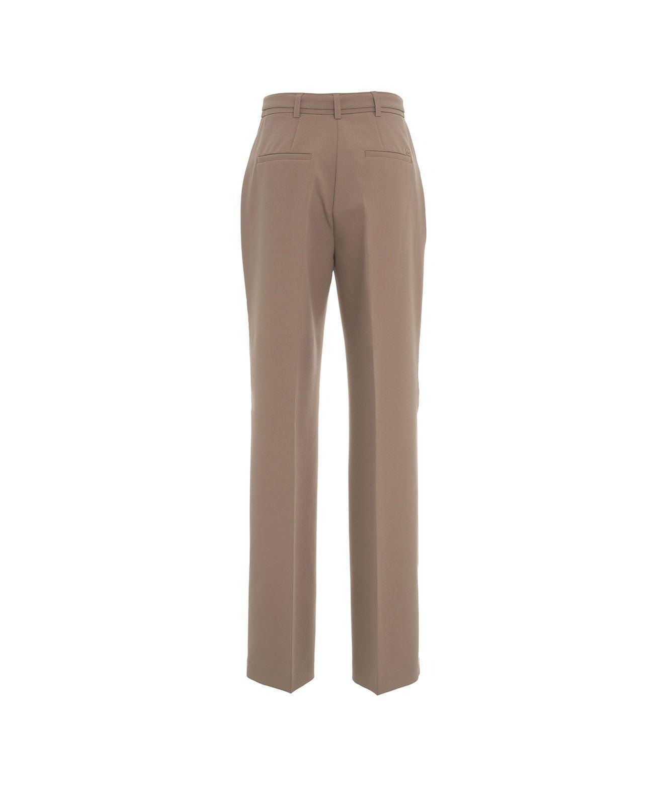 Pantalone chino straight in twill Female Product Image