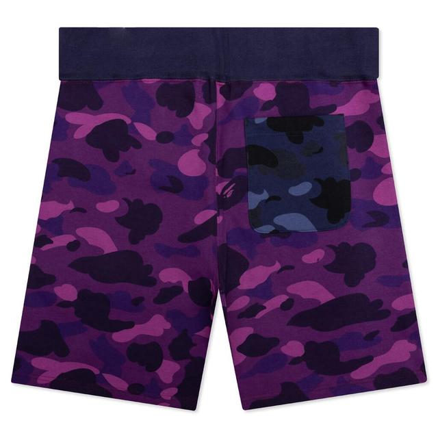 Crazy Camo Shark Sweat Shorts - Red Male Product Image