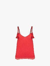 TASSEL STRAP CAMISOLE in red | JW Anderson US  Product Image