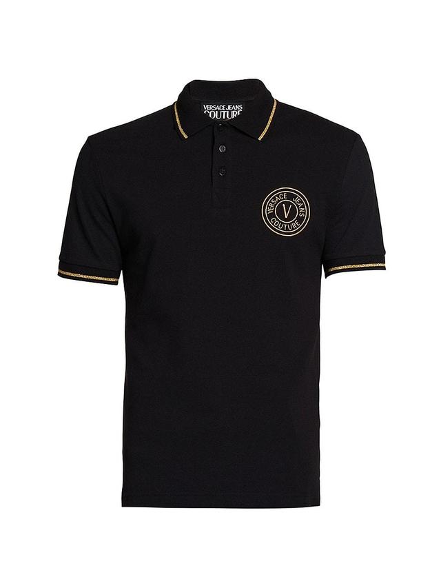 Mens Logo Cotton Polo Shirt Product Image