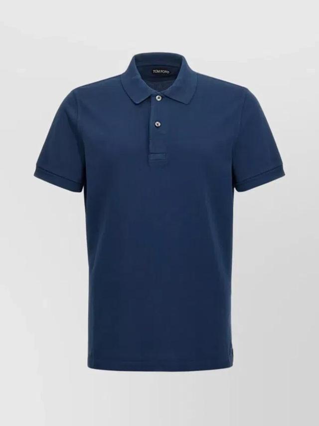 Tennis Polo Shirt In Blue Product Image