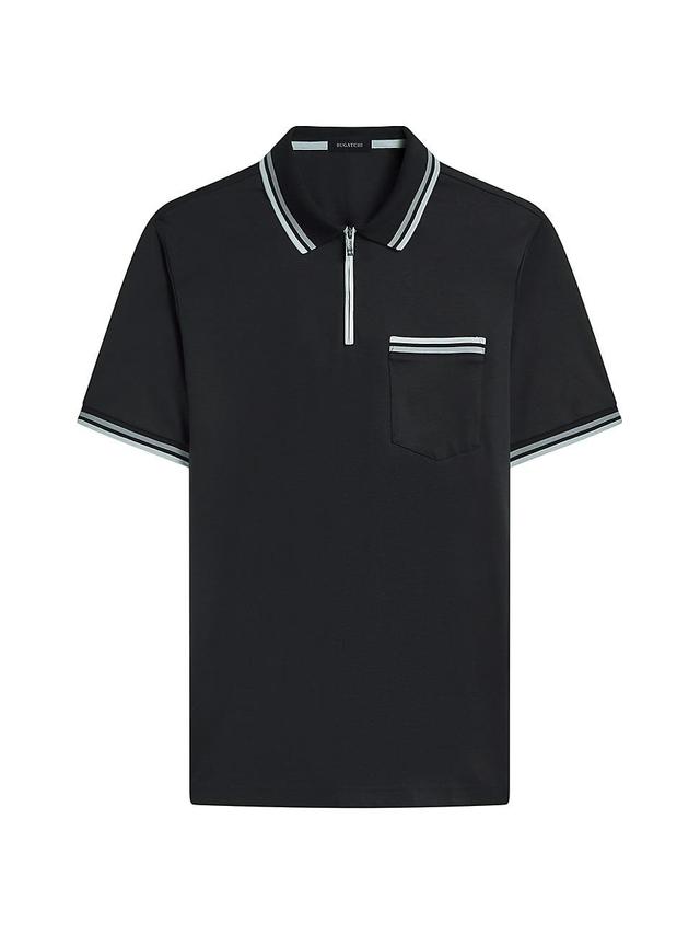 Mens Dominic Cotton-Blend Polo Shirt Product Image