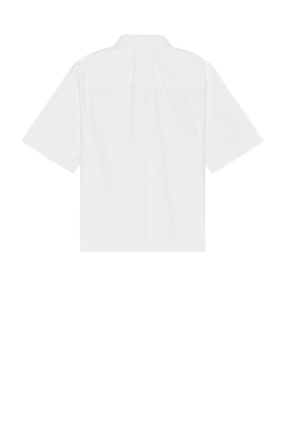 Givenchy Short Sleeve Boxy Fit Zipped Shirt Product Image