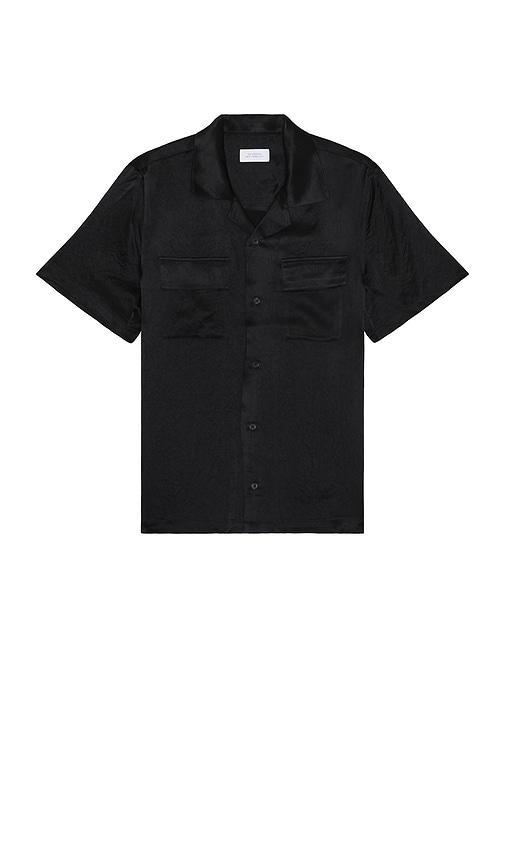 SATURDAYS NYC Canty Crinkled Satin Shirt Product Image