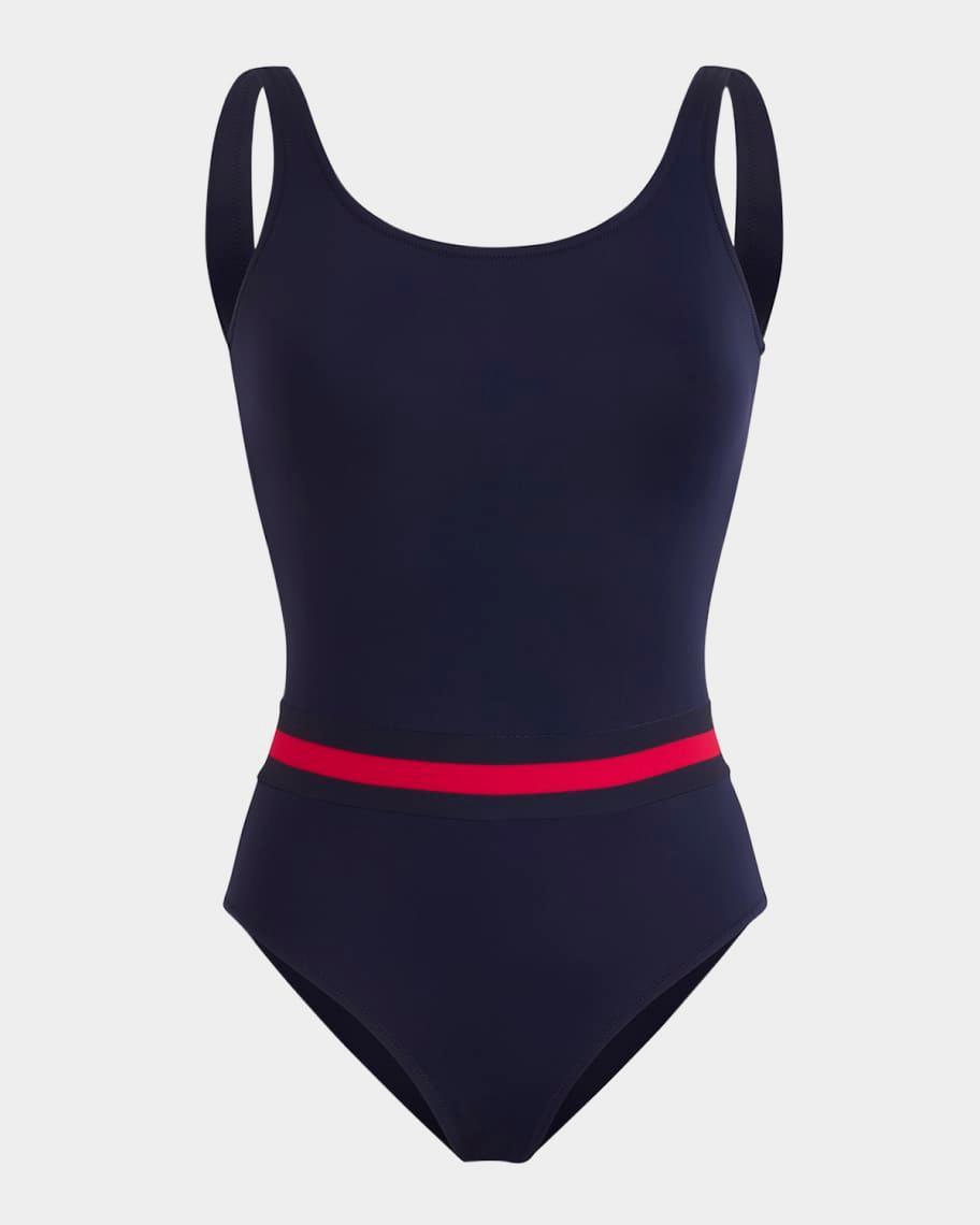 Horizon Stripes One-Piece Swimsuit Product Image