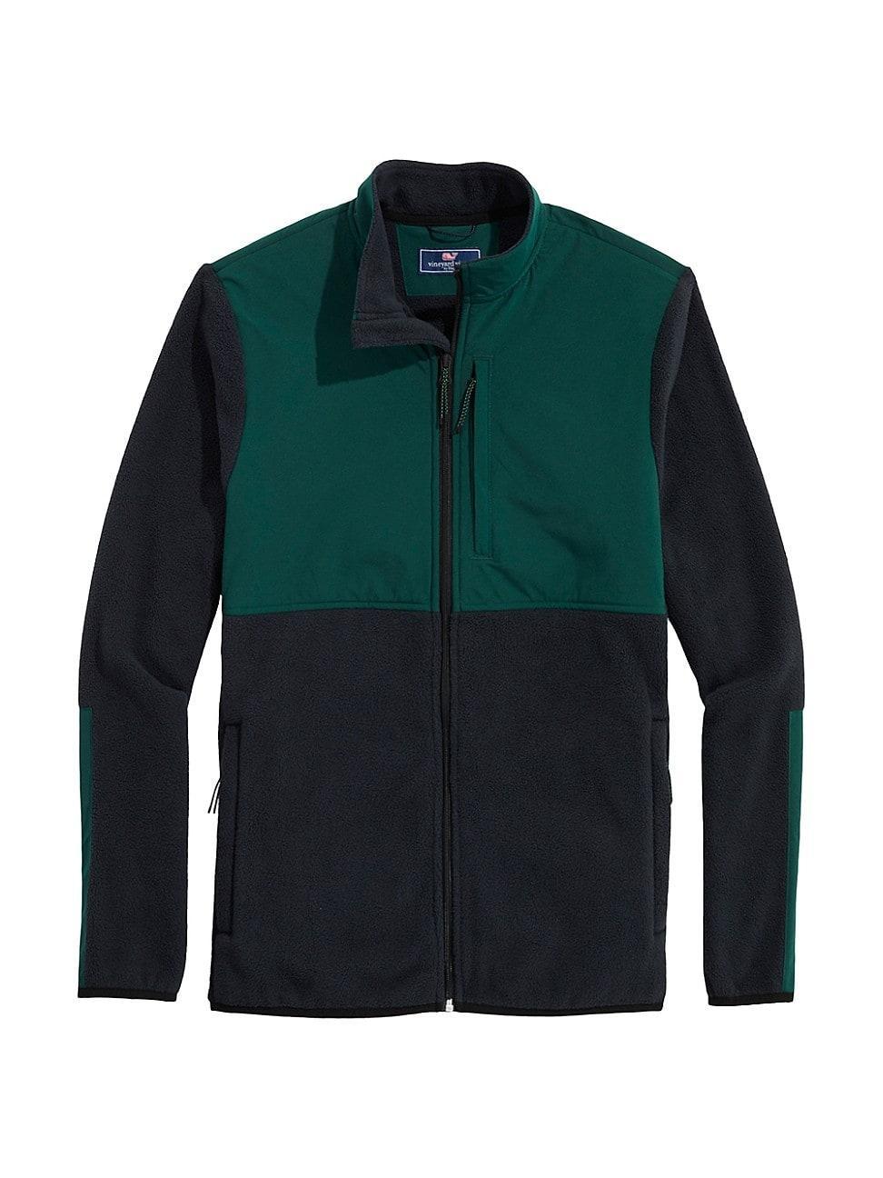 Mens Harbor Colorblock Fleece Zip-Up Jacket Product Image