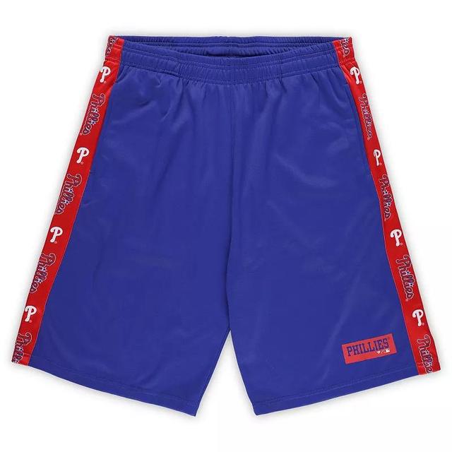 Mens Profile Royal Philadelphia Phillies Big & Tall Fleece Shorts Product Image