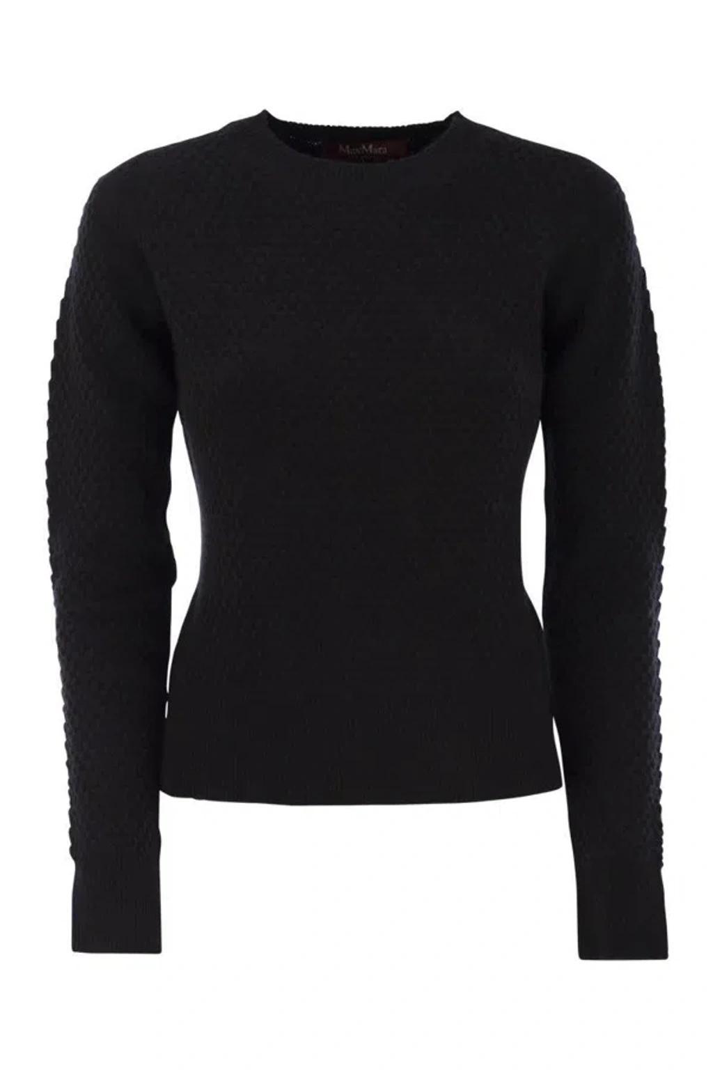 MAX MARA Studio Ellade - Cashmere Yarn Sweater In Black Product Image