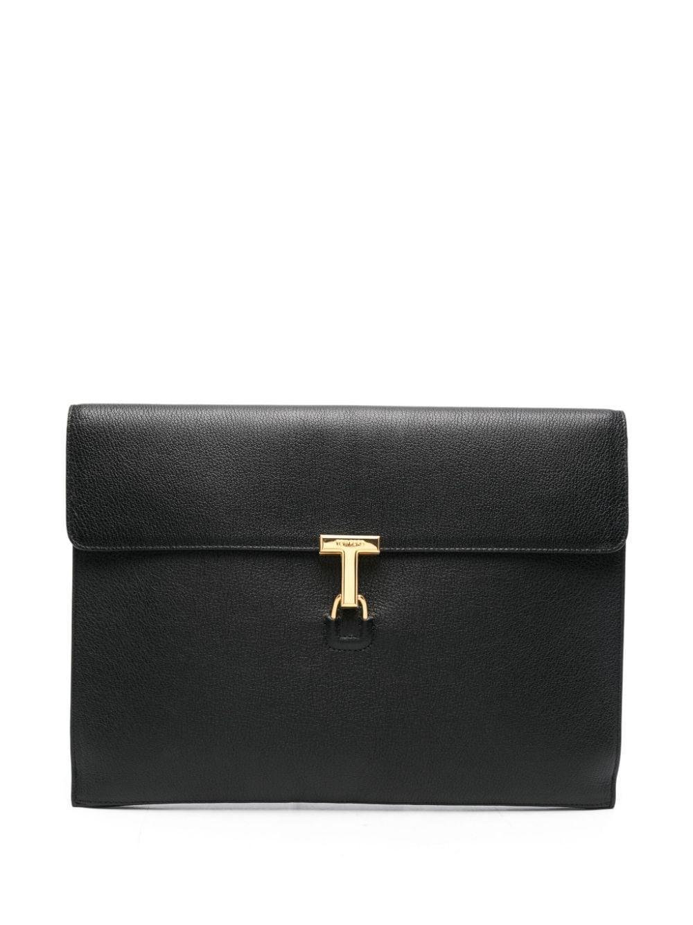 Logo-plaque Briefcase In Black Product Image