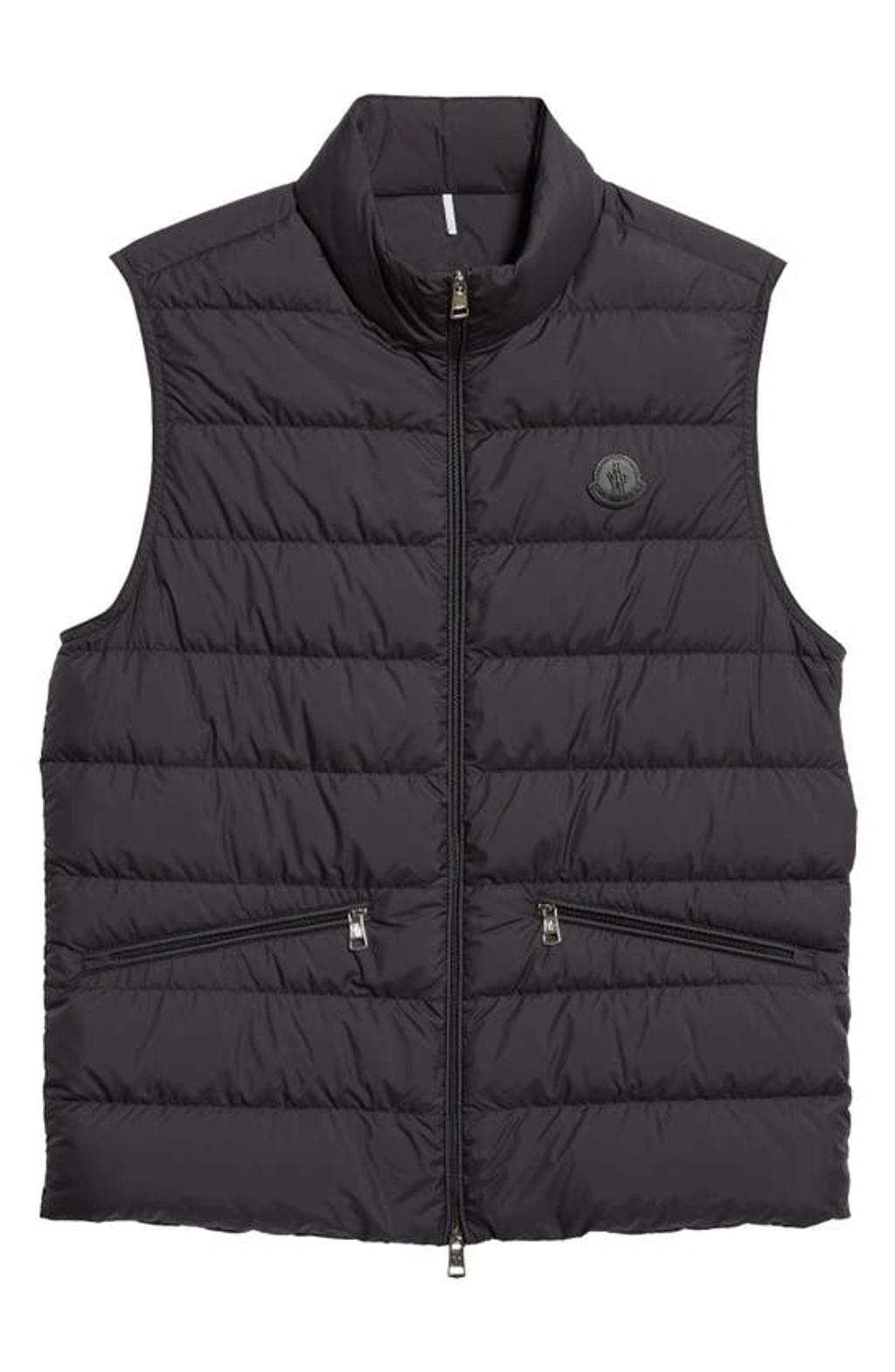 MONCLER Treompan Quilted Down Gilet In Blue Product Image