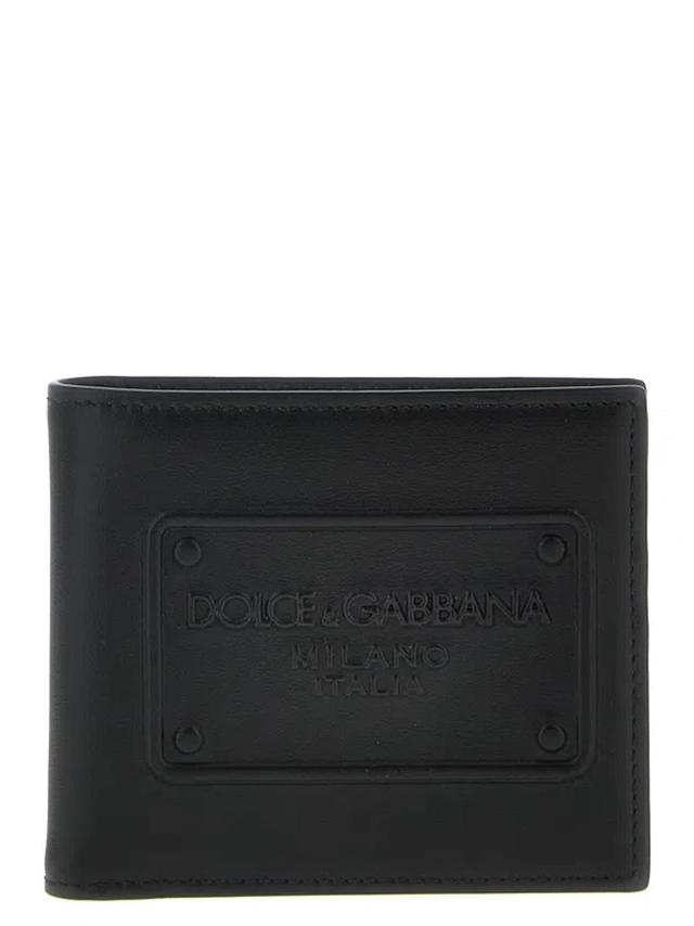 Logo Wallet Wallets, Card Holders Black Product Image