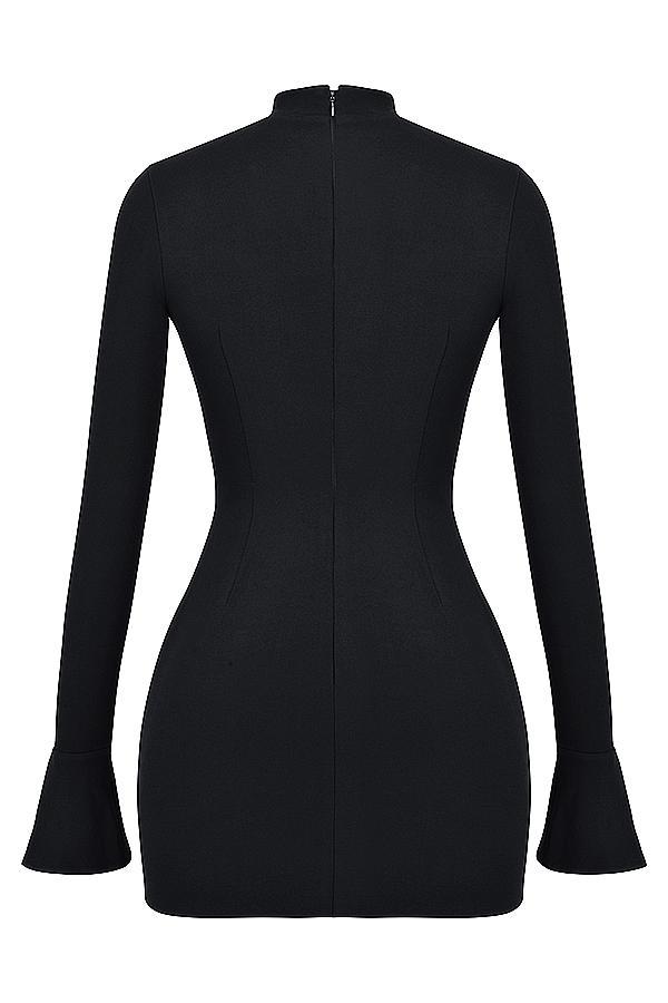 Mahalia Black Mini Dress Product Image