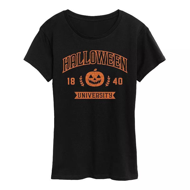 Womens Halloween University Tee, Girls Product Image