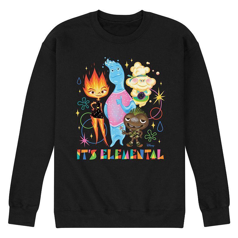 Disneys Elemental Mens Its Elemental Fleece Sweatshirt Product Image