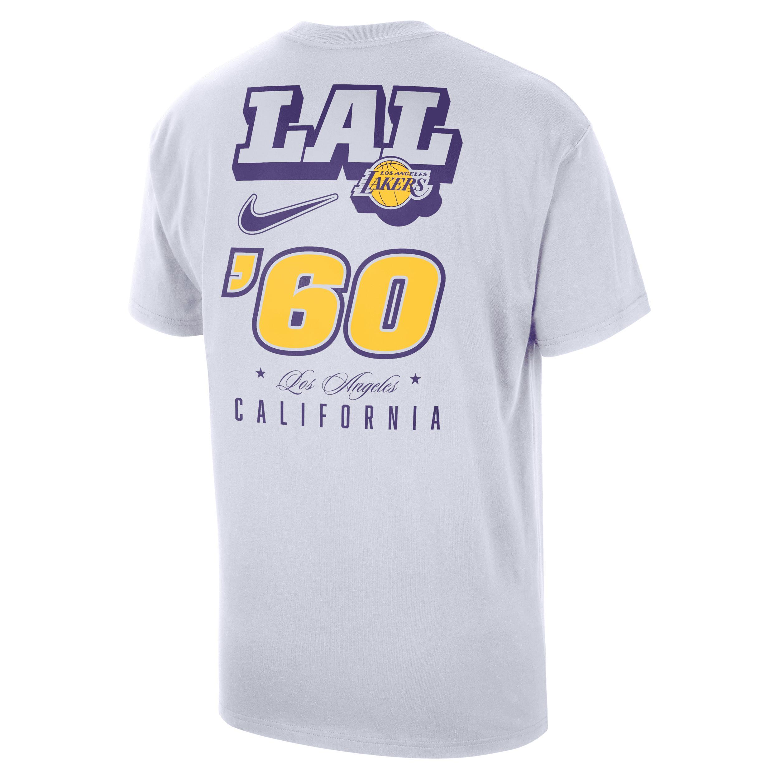 Los Angeles Lakers Courtside Nike Men's NBA T-Shirt Product Image