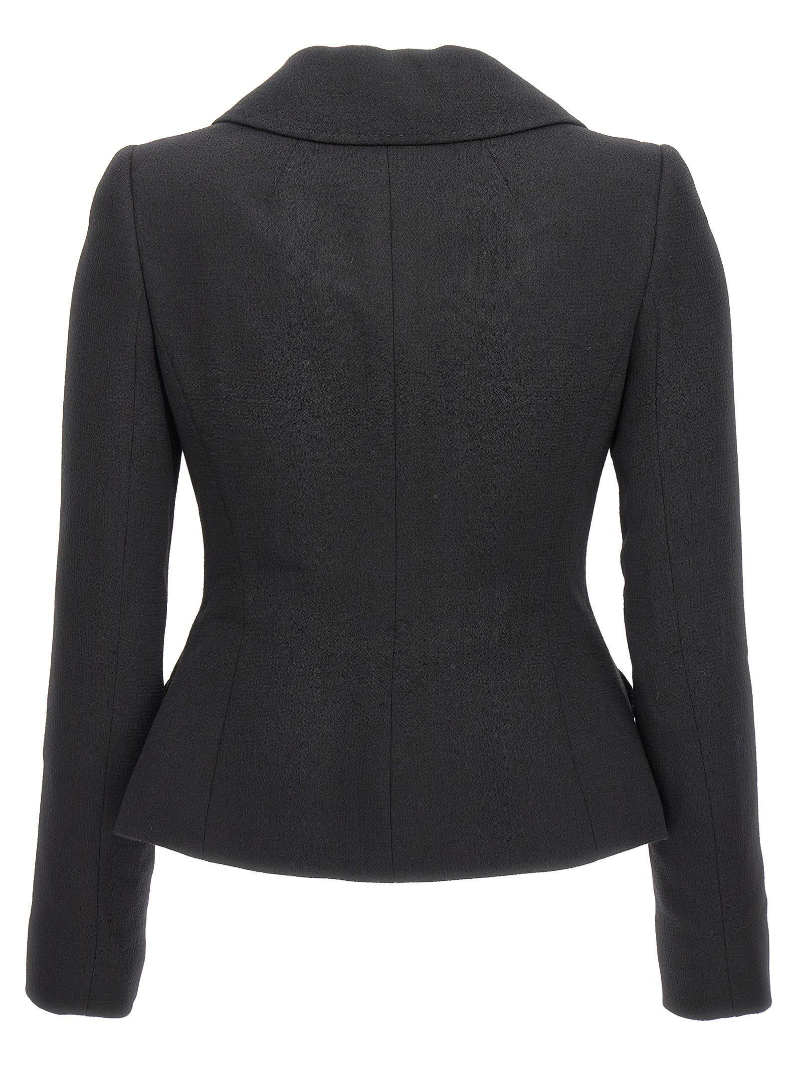 DOLCE & GABBANA Single Breasted Jacket In Black Product Image