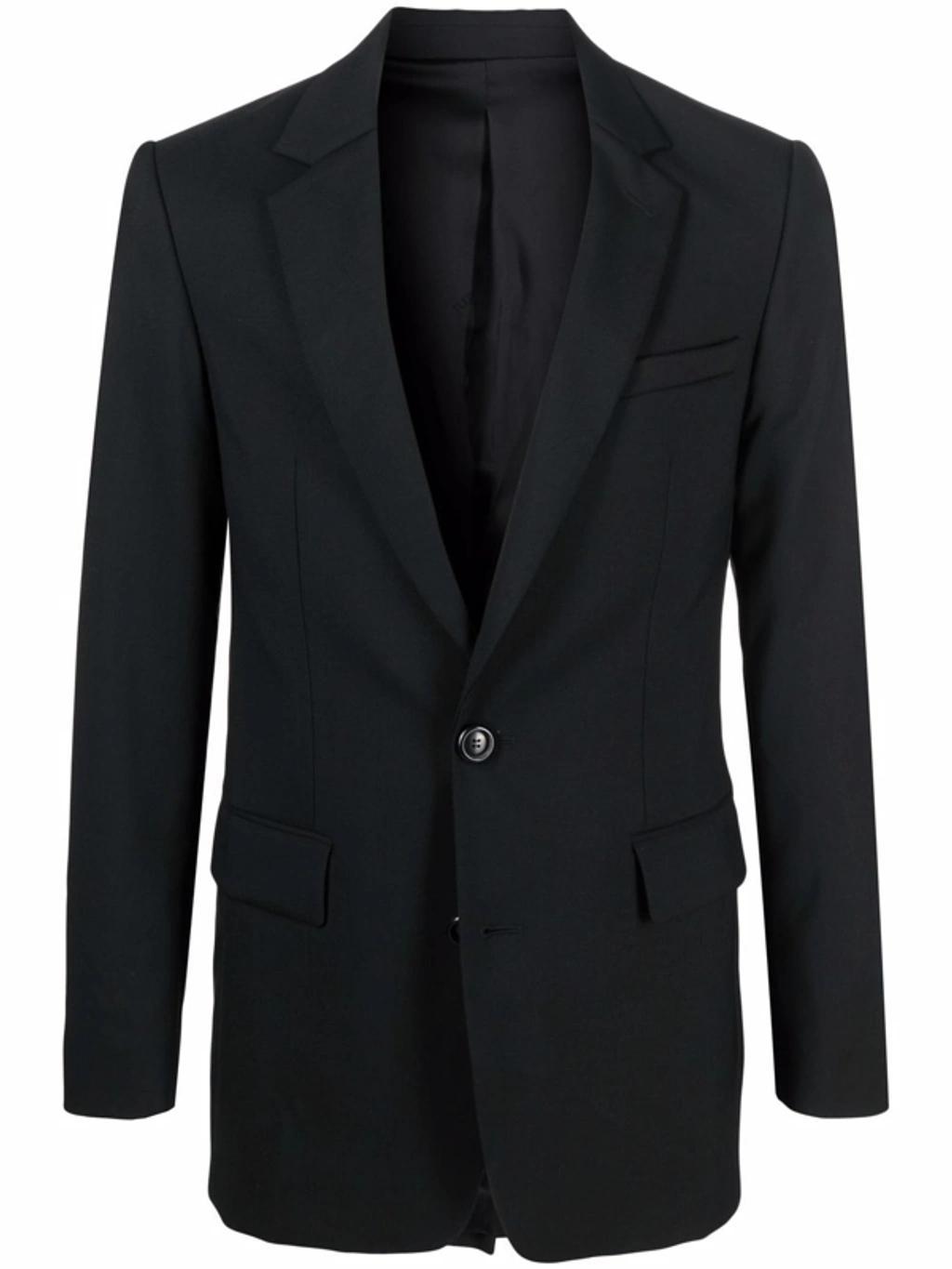 Single-breasted Blazer In Black Product Image