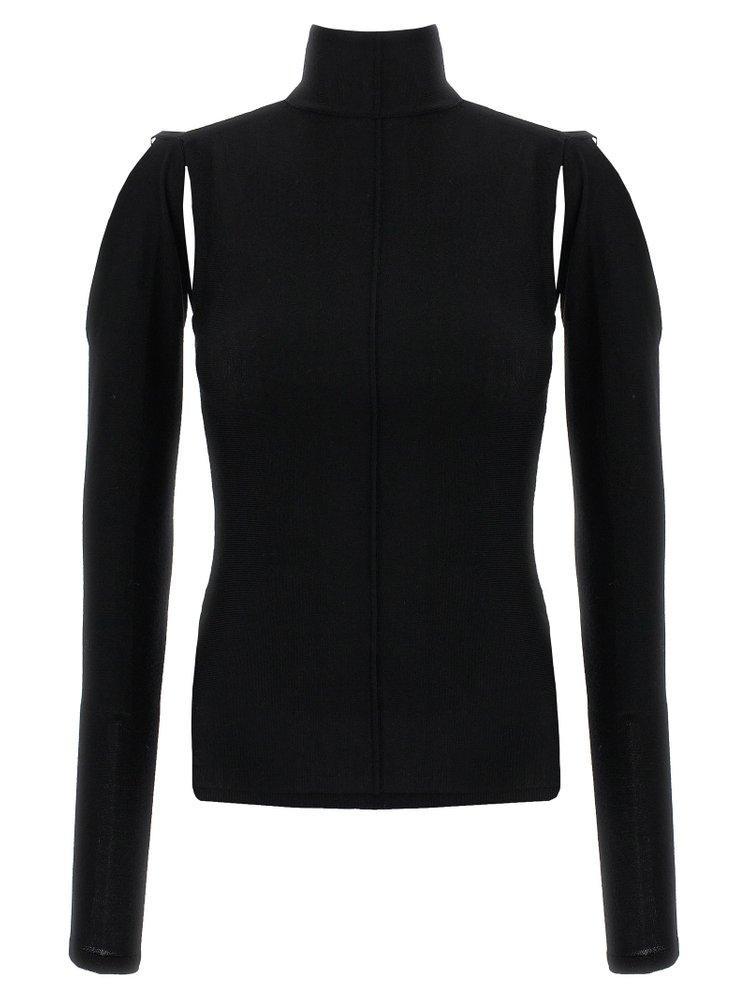 Turtleneck Cut In Black Product Image