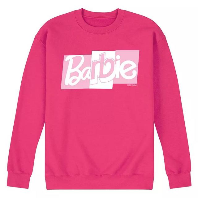 Mens Barbie Logo Fleece Sweatshirt Brt Pink Product Image