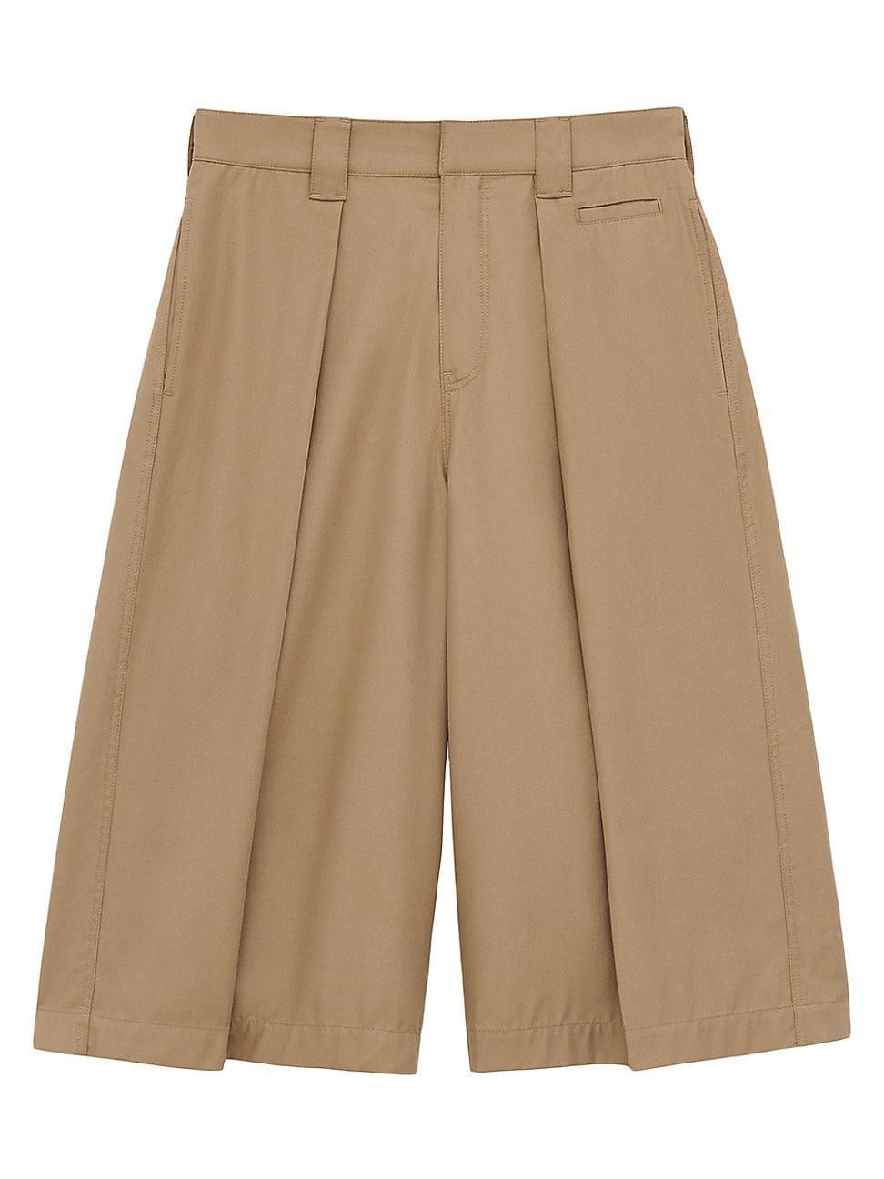 Mens LOEWE x Paulas Ibiza Pleated Cotton Shorts Product Image