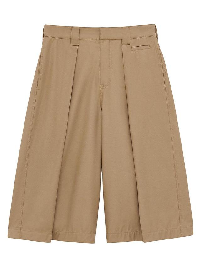 Mens LOEWE x Paulas Ibiza Pleated Cotton Shorts Product Image