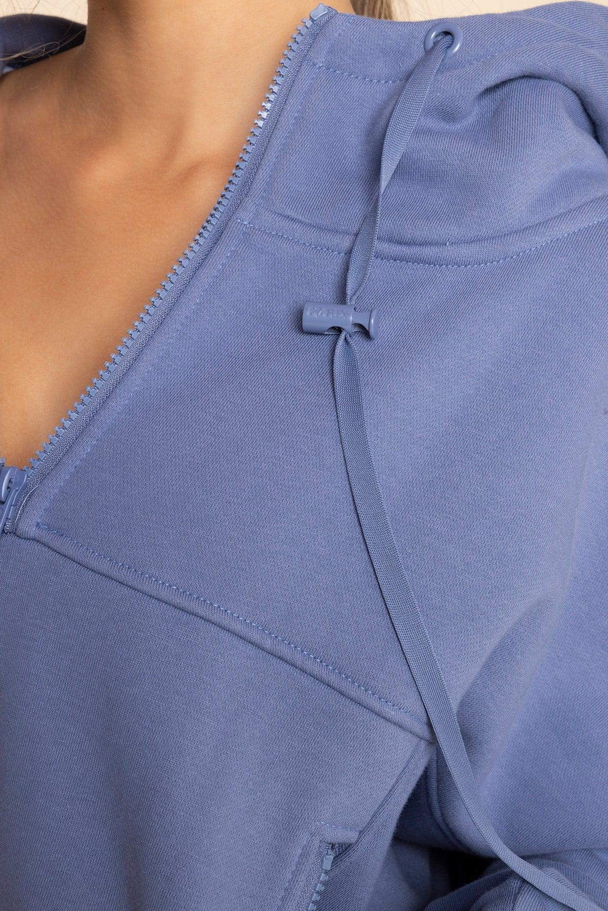 Half Zip Warm Up Hoodie - Wild Wind Product Image