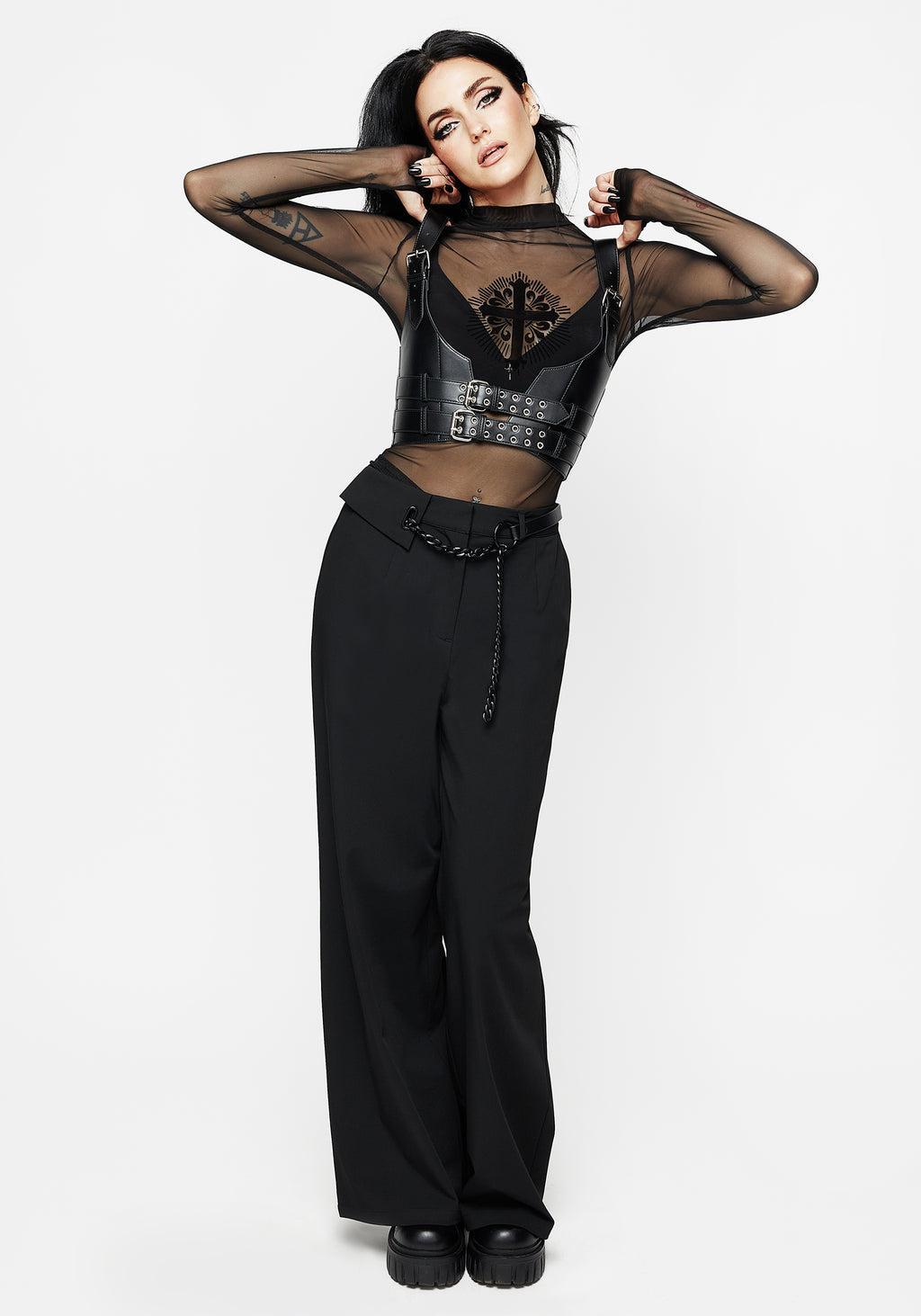 Paranoid Buckled Bodice Harness Product Image