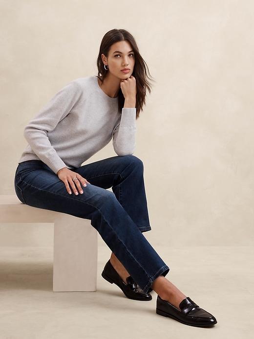 High-Rise Bootcut Cropped Jean Product Image