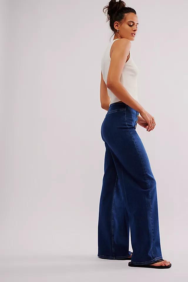 FRAME Le Slim Palazzo Sailor Jeans Product Image