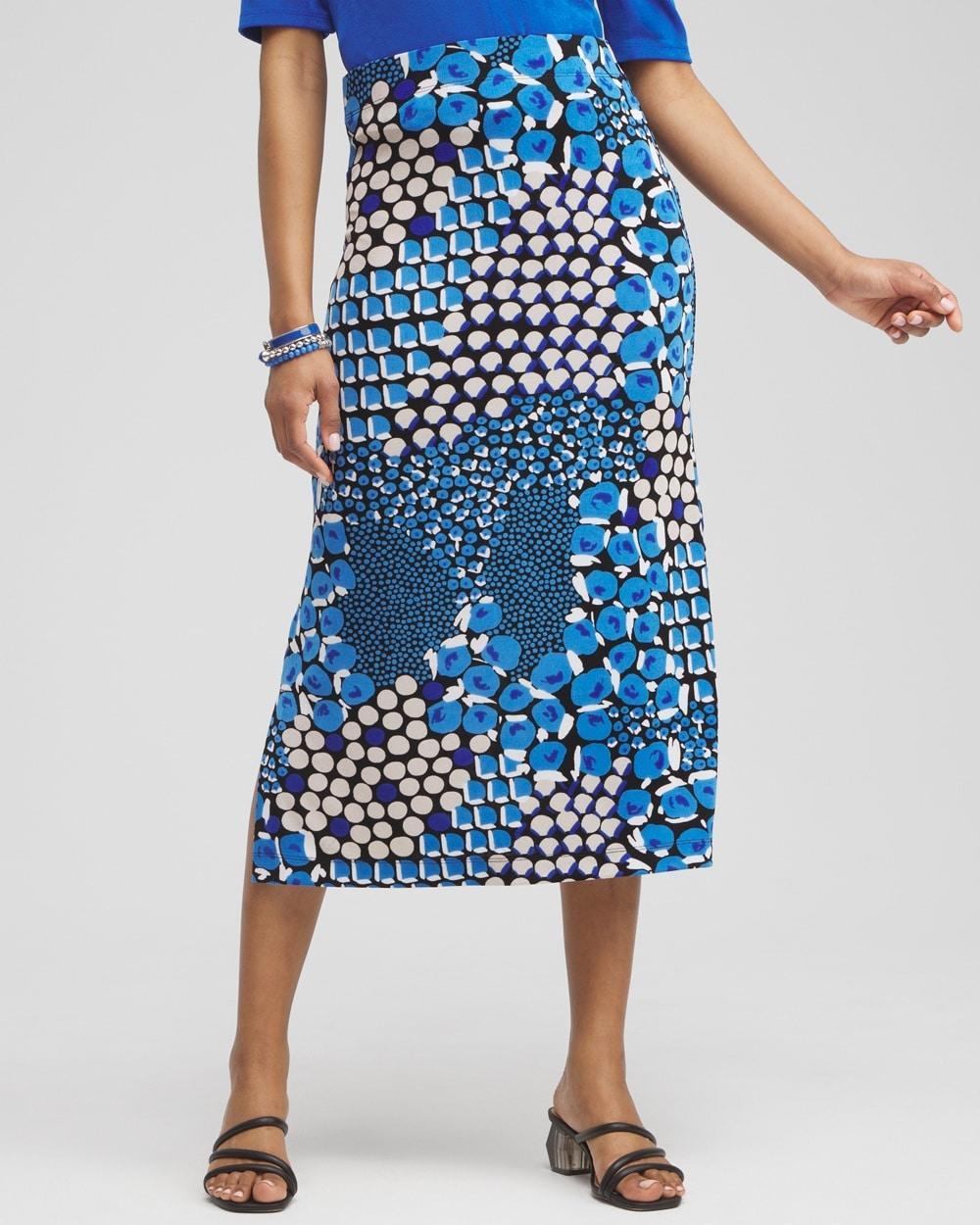 Travelers™ Mixed Dots Midi Skirt Product Image